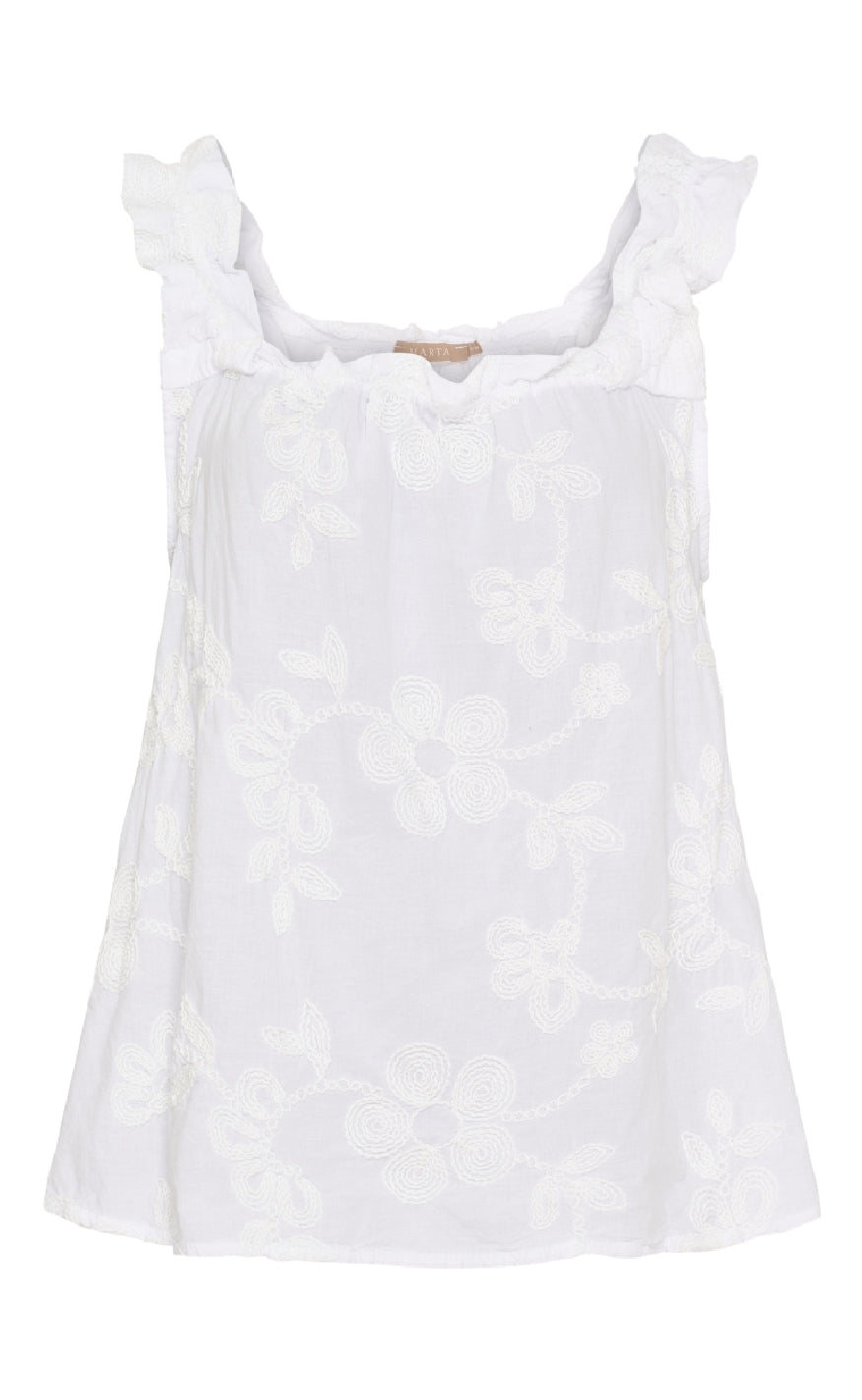 Marta Du Chateau Top - Cassandra - White