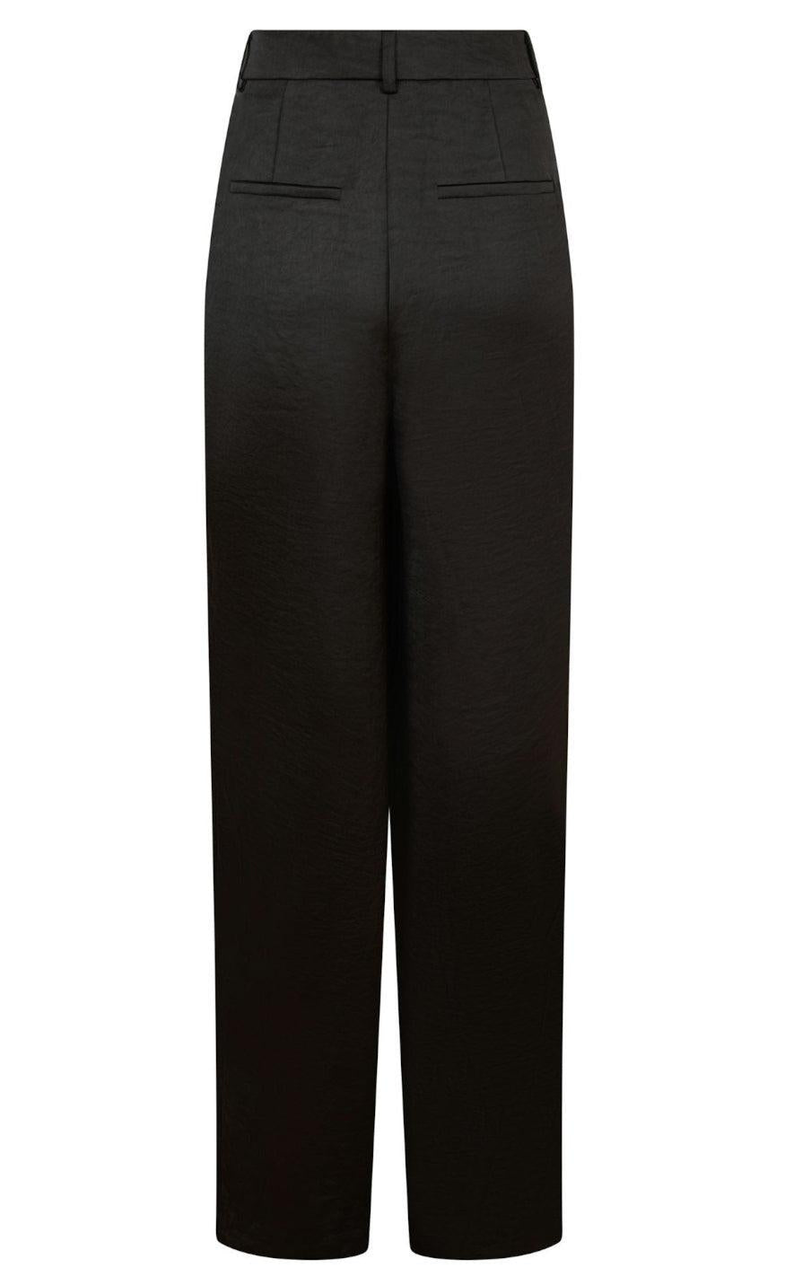 Neo Noir Bukser - Emmett Heavy Sateen - Black