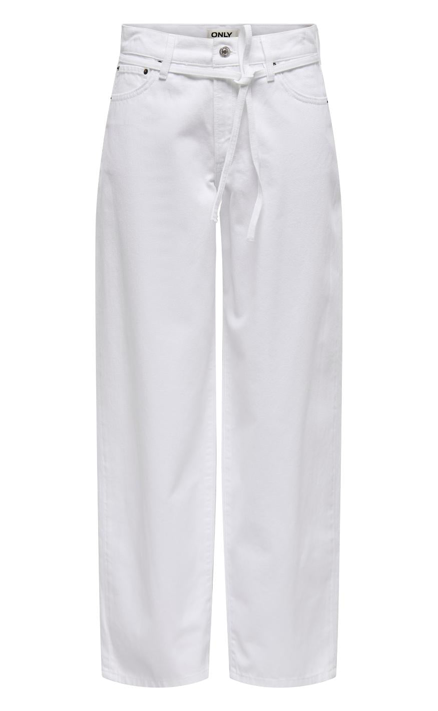 ONLY Bukser - Gianna - White Denim