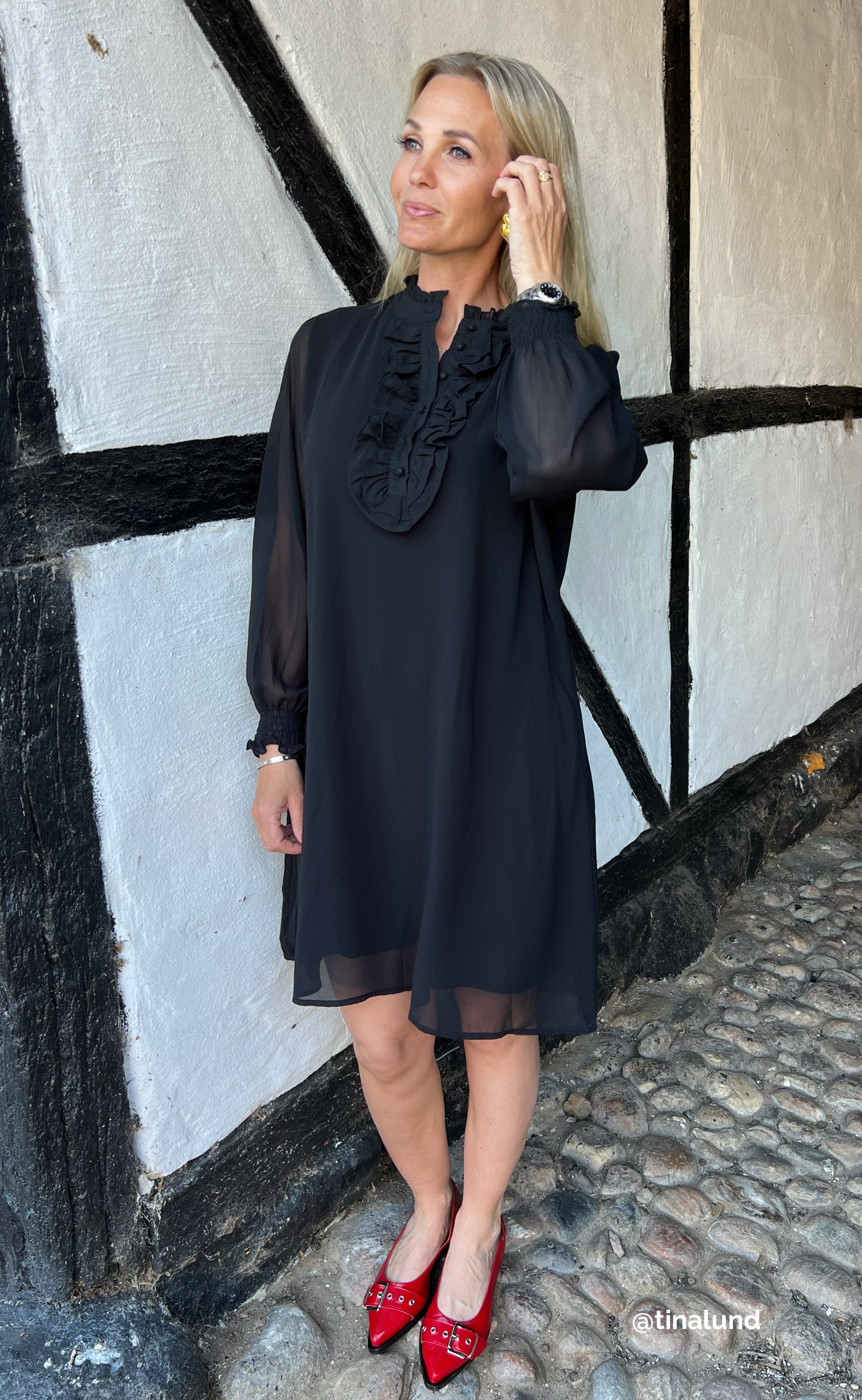 Say INA Copenhagen Kjole - Cami - Black
