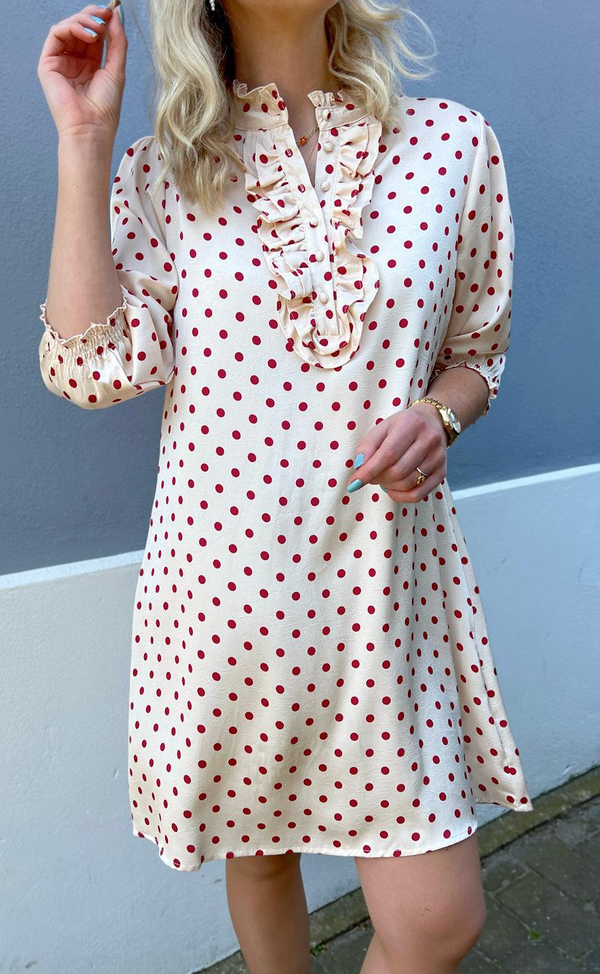 Say INA Copenhagen Kjole - Camilla - Red Dots