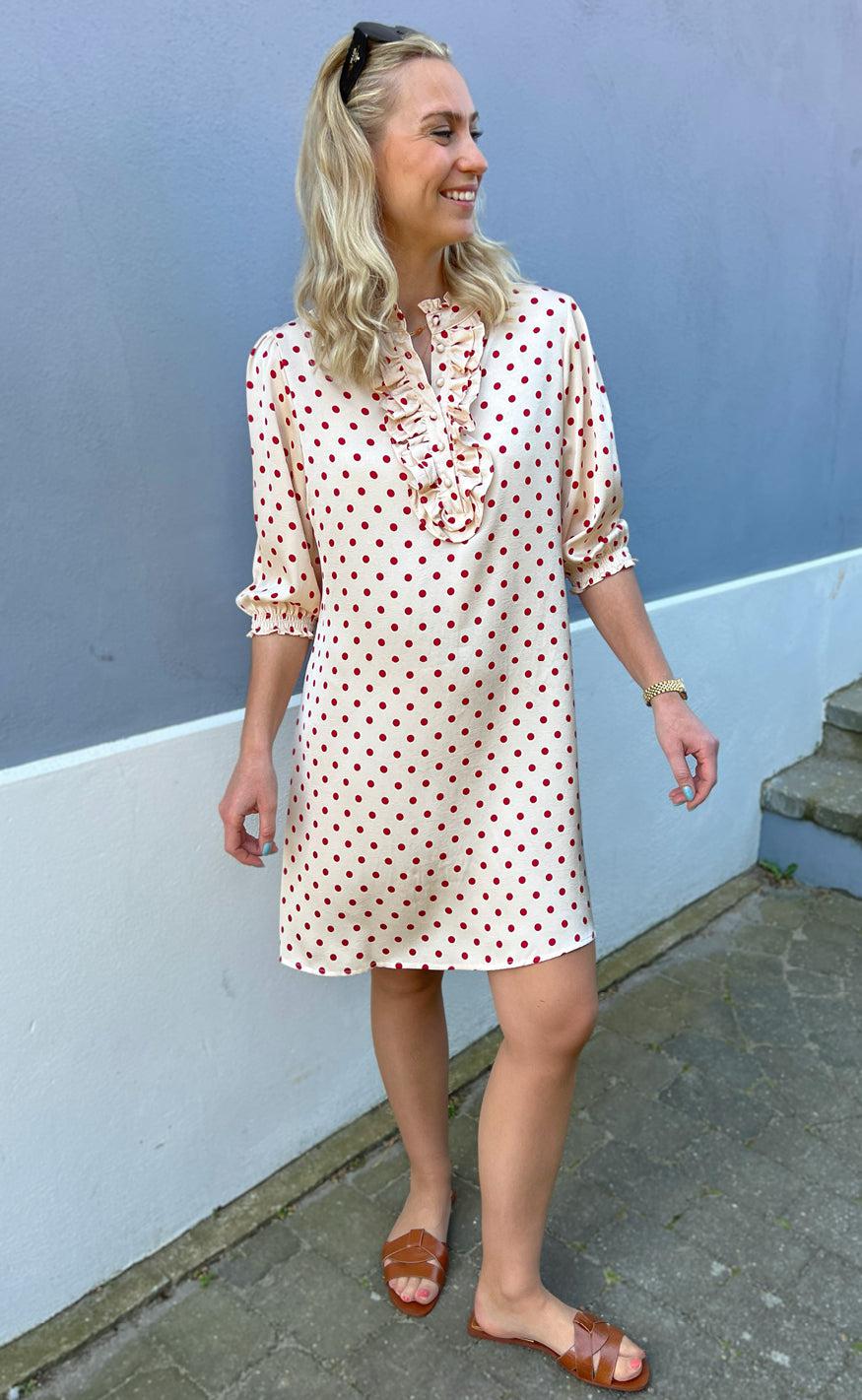 Say INA Copenhagen Kjole - Camilla - Red Dots