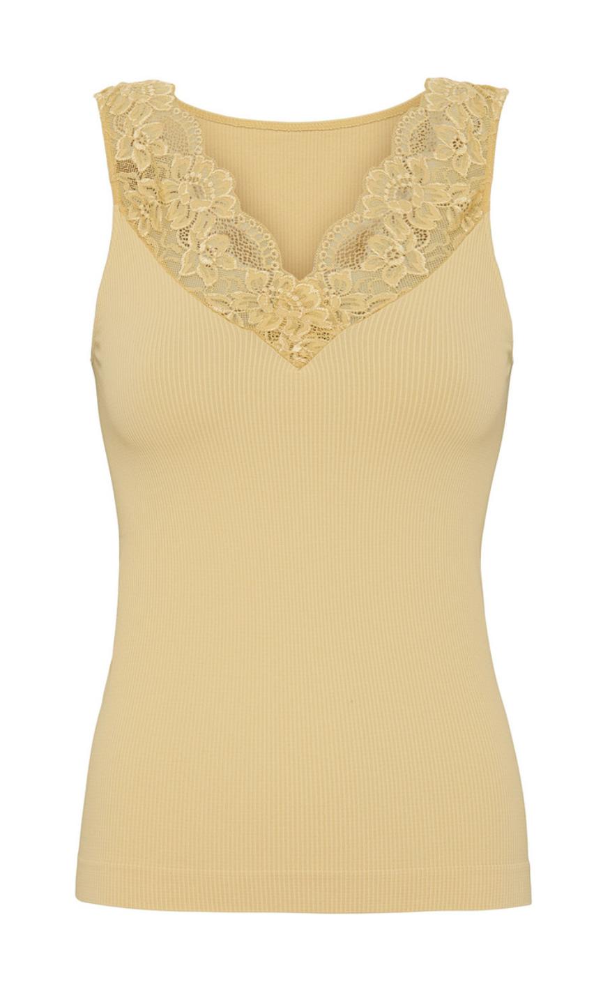 Tim & Simonsen Top - Belen V-lace - Mango (vendbar)