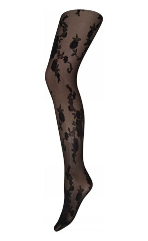 Hype The Detail Strømpebukser - Lace 25ap - Black Levere