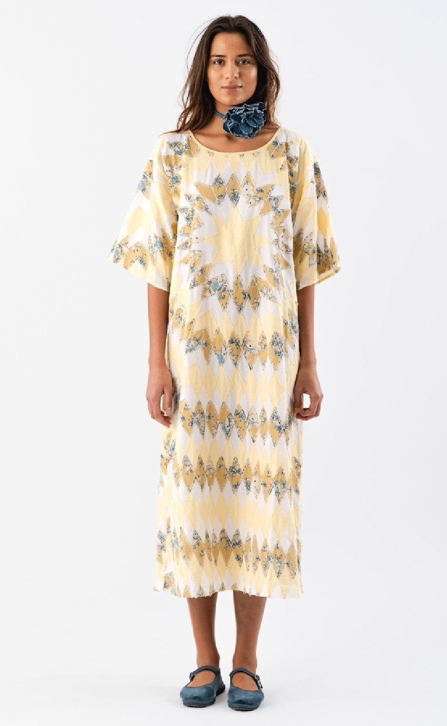 Lollys Laundry Kjole - Raya - Light Yellow Mode