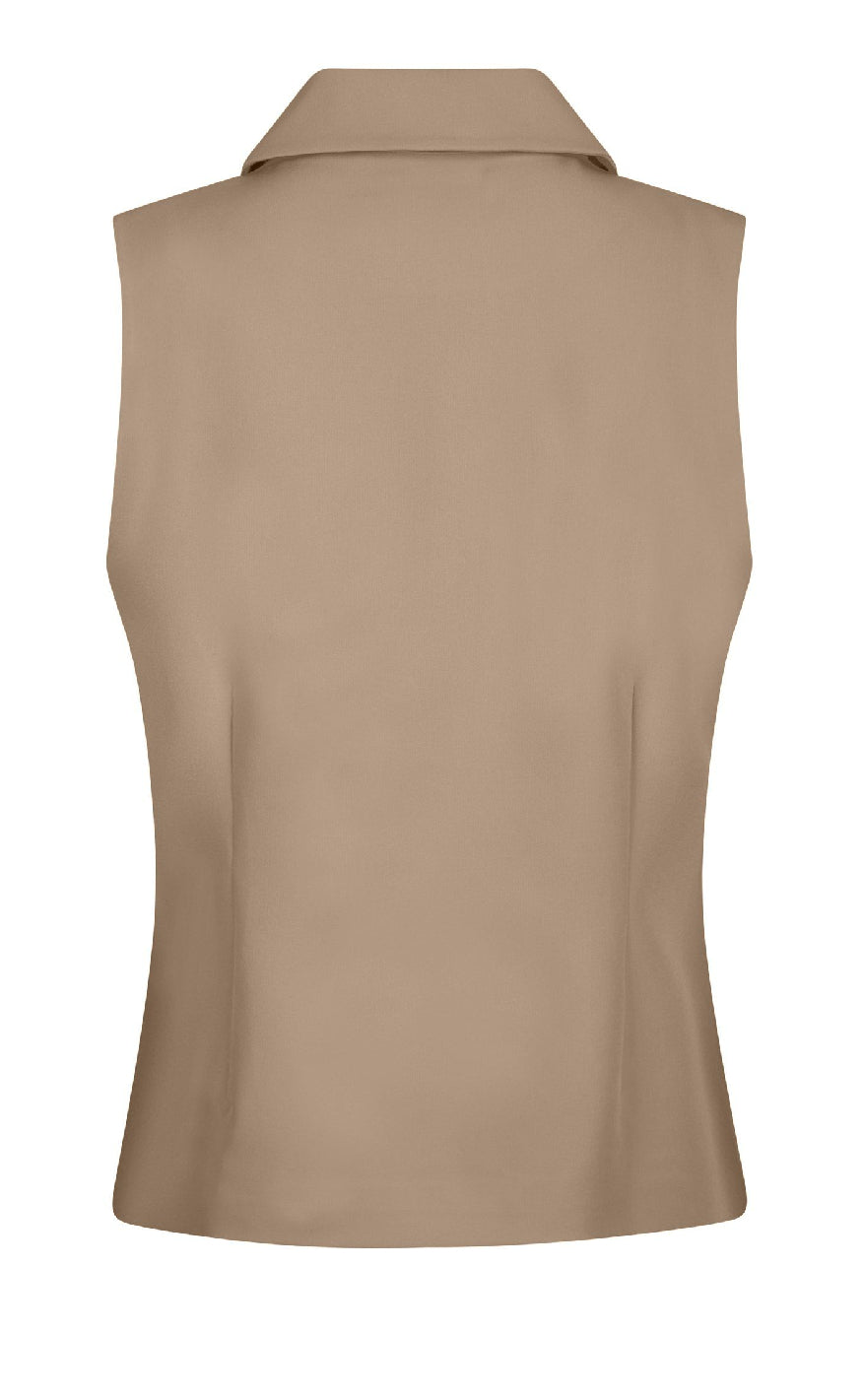 Neo Noir Vest - Annabella Structure - Dark Taupe