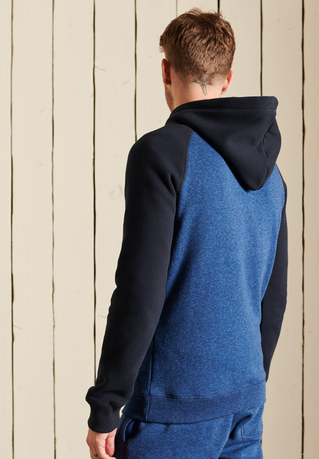 SuperDry Vintage Logo Embroidery Baseball Hoodie