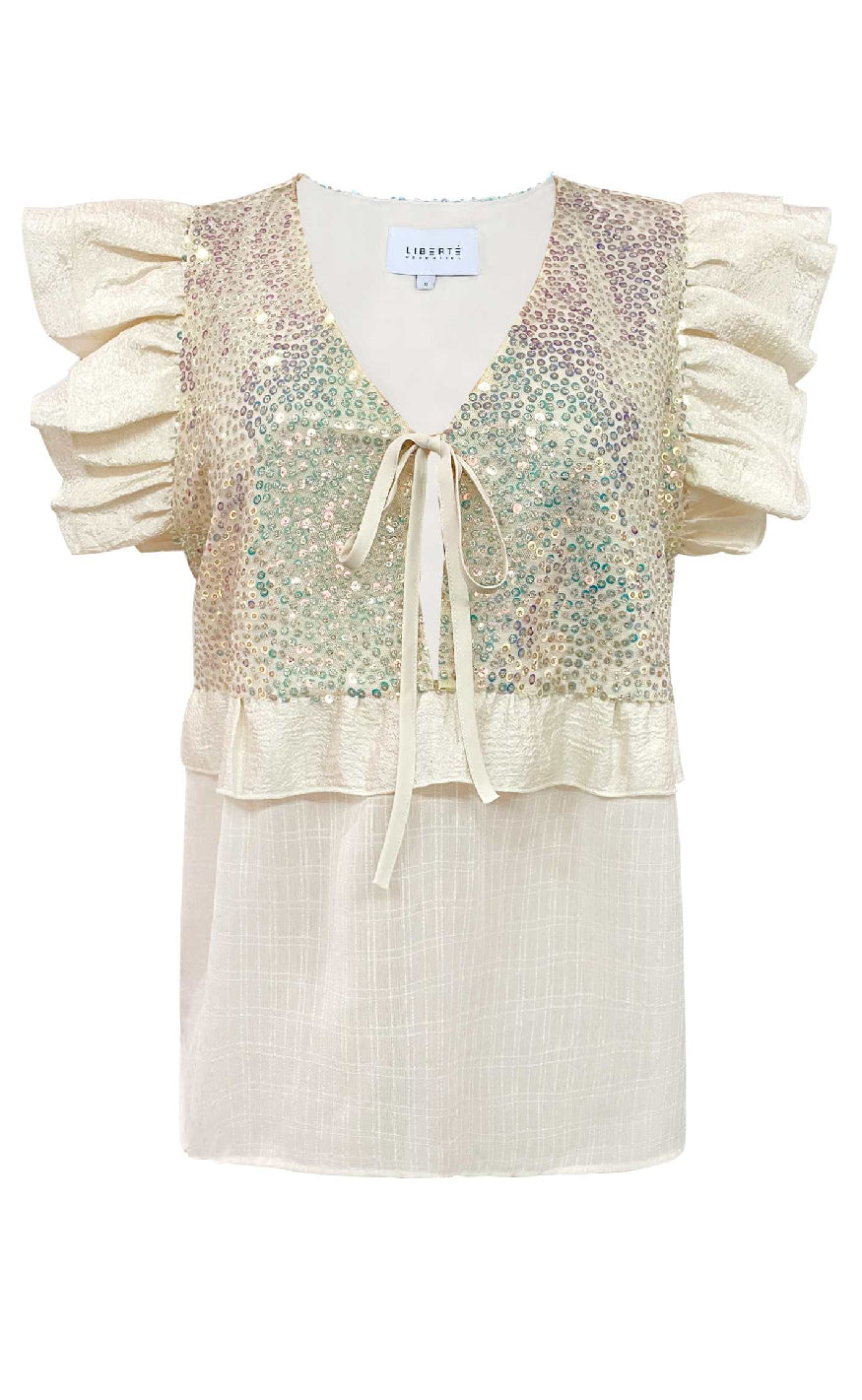 Liberte Bluse - Nor - Ivory Udsalg
