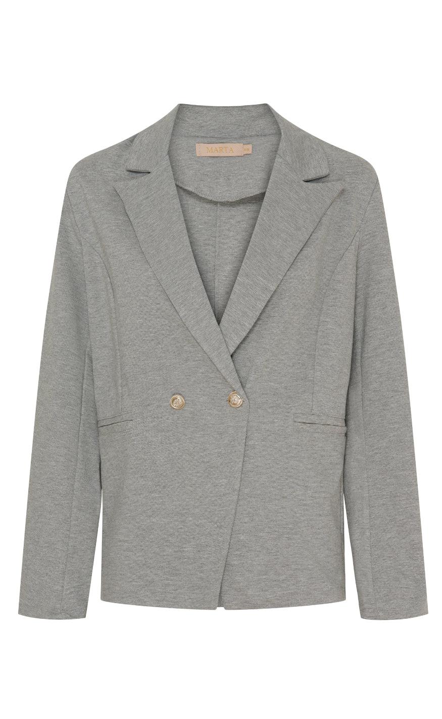 Marta Du Chateau Blazer - 85641-1 Vivian - Grey Melange