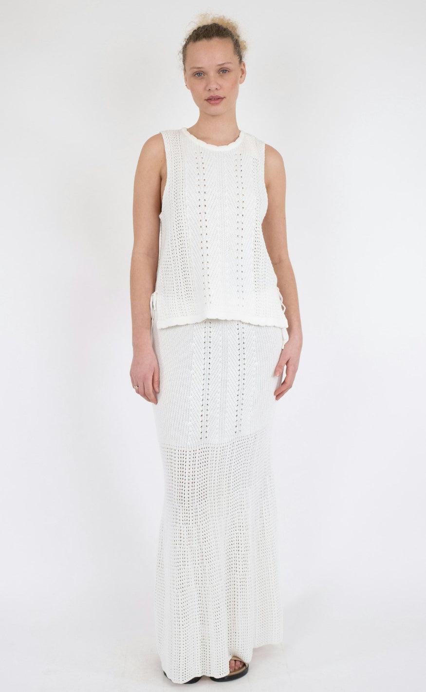 Neo Noir Top - Aritza - White