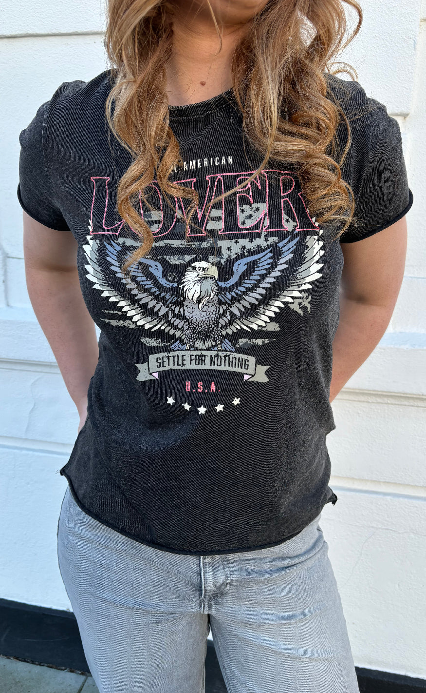ONLY T-Shirt - Lucy Life - Black Hot på udsalg
