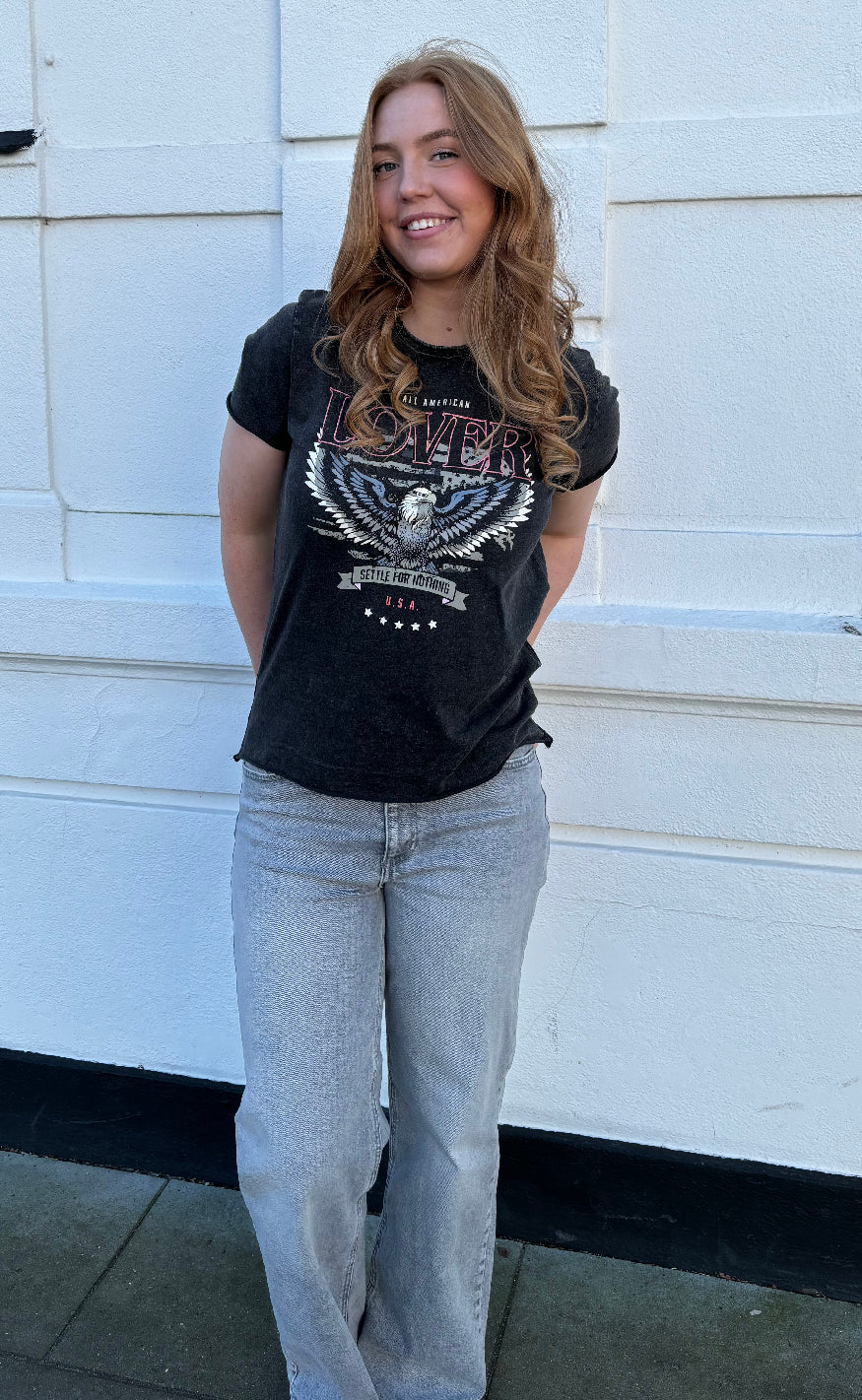 ONLY T-Shirt - Lucy Life - Black Hot på udsalg