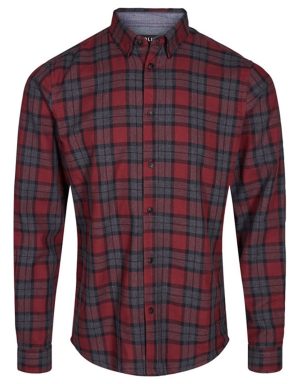 !Solid Tylor Check Shirt Udsalg