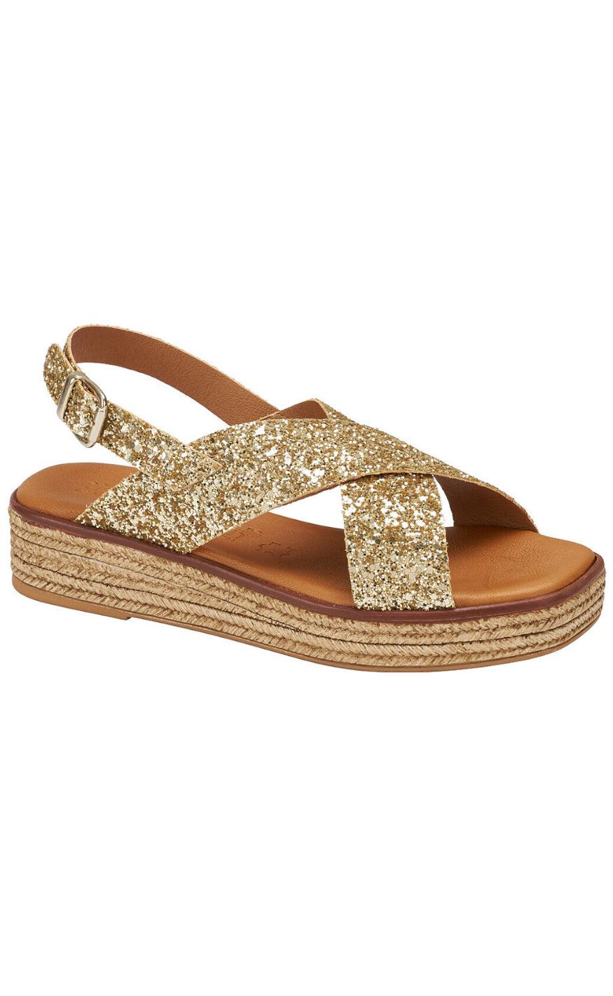 Tim & Simonsen Sandaler - Sussie - Glitter Oro