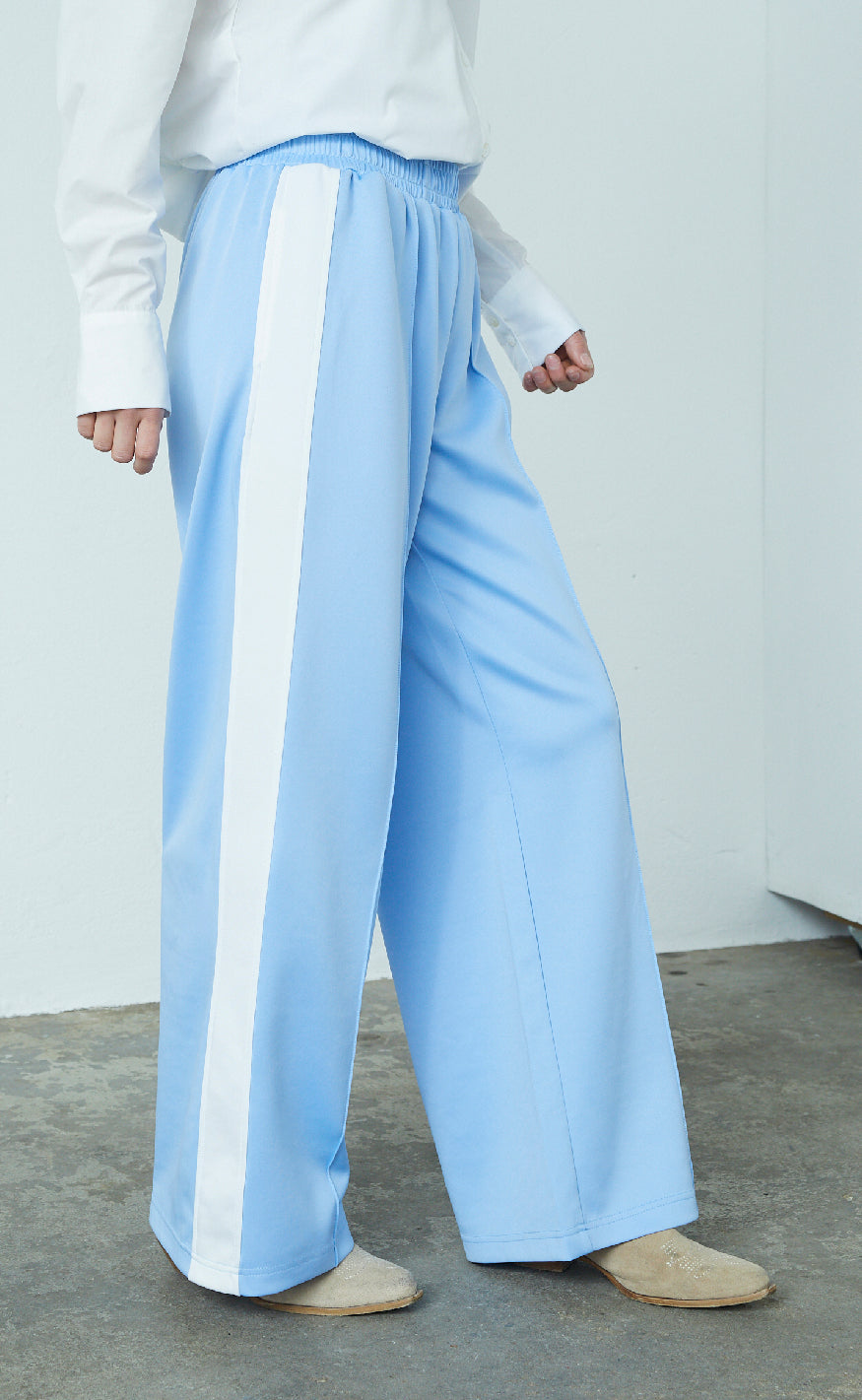 Love & Divine Bukser - Love1284 - D. Blue/White