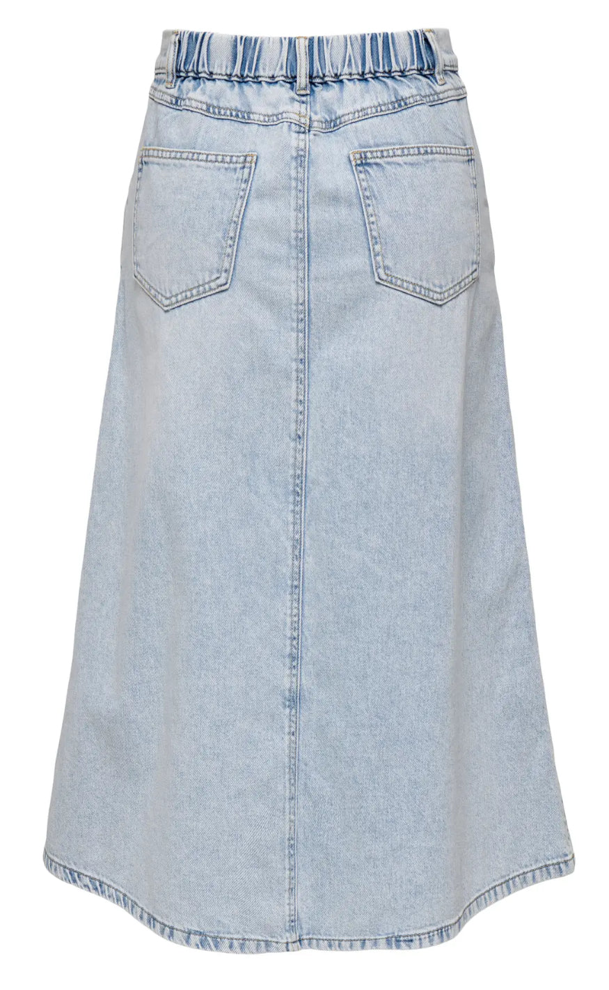 ONLY Nederdel - Mindy - Light Blue Denim