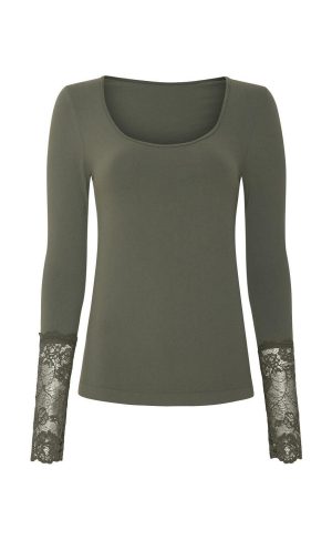 Tim & Simonsen Bluse - Mary - Olive