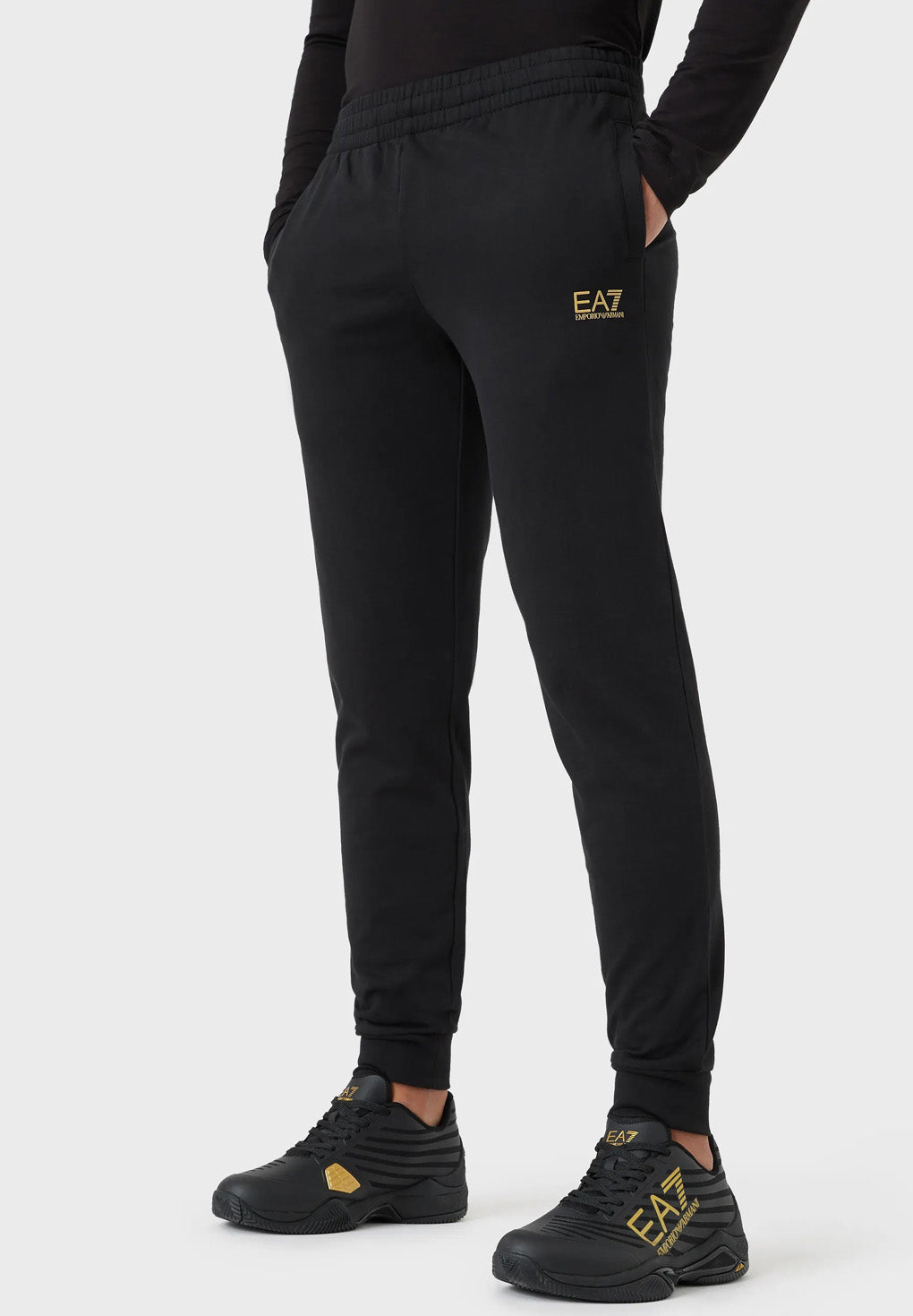 EA7 Core Identity Cotton Joggers