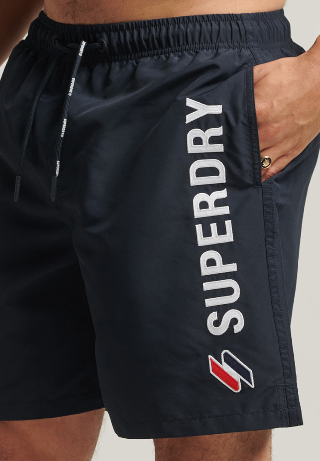 Superdry Code Applique 19 Inch Swim Shorts Online Hot Salg