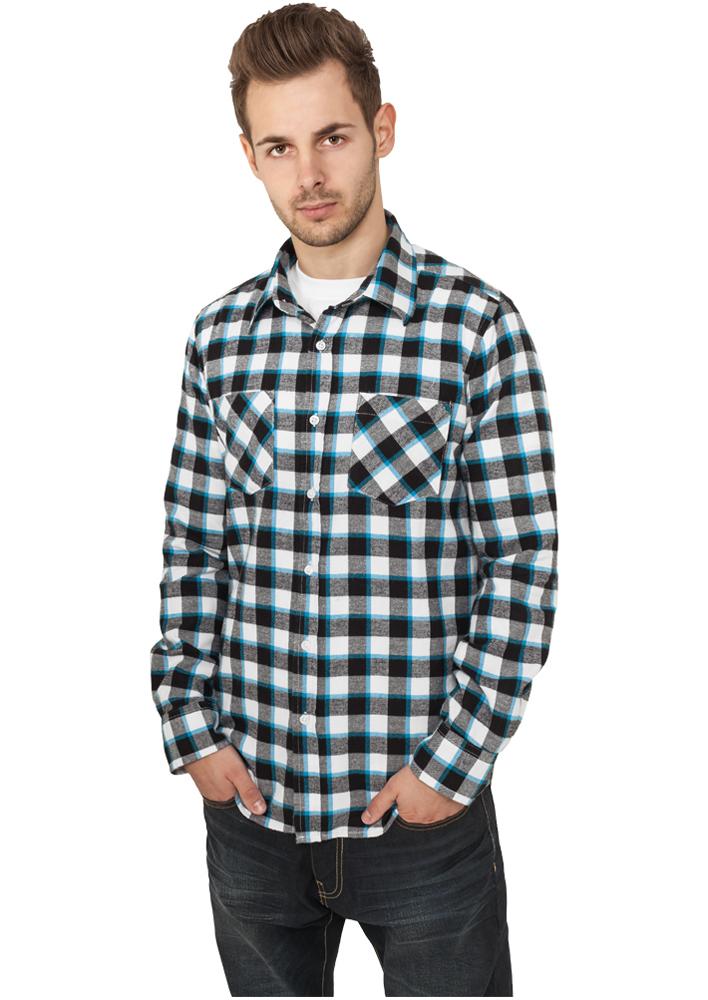Urban Classics Tricolor Checked Light Flanell Shirt