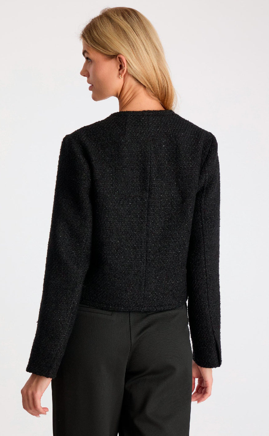 Neo Noir Jakke - Manua Boucle - Black Udsalg