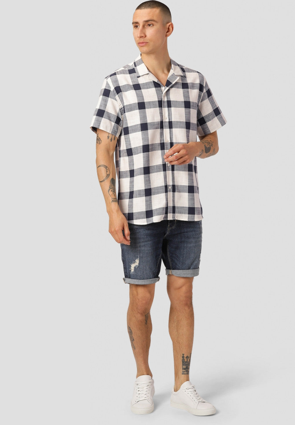 Clean Cut Bowling Checked S/S Shirt
