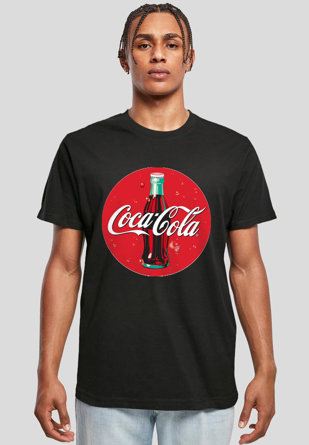 Merchcode Coca Cola Bottle Logo Tee