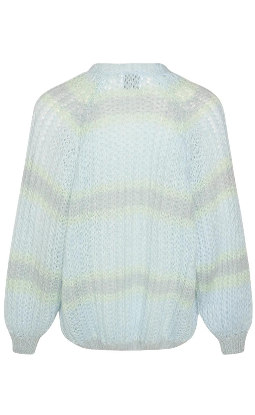 Noella Cardigan - Vera - Light Blue / Blue / Mint Mix Levere