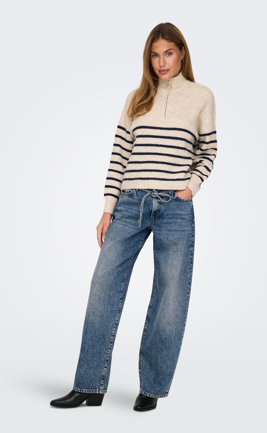 ONLY Bukser - Gianna - Medium Blue Denim Online
