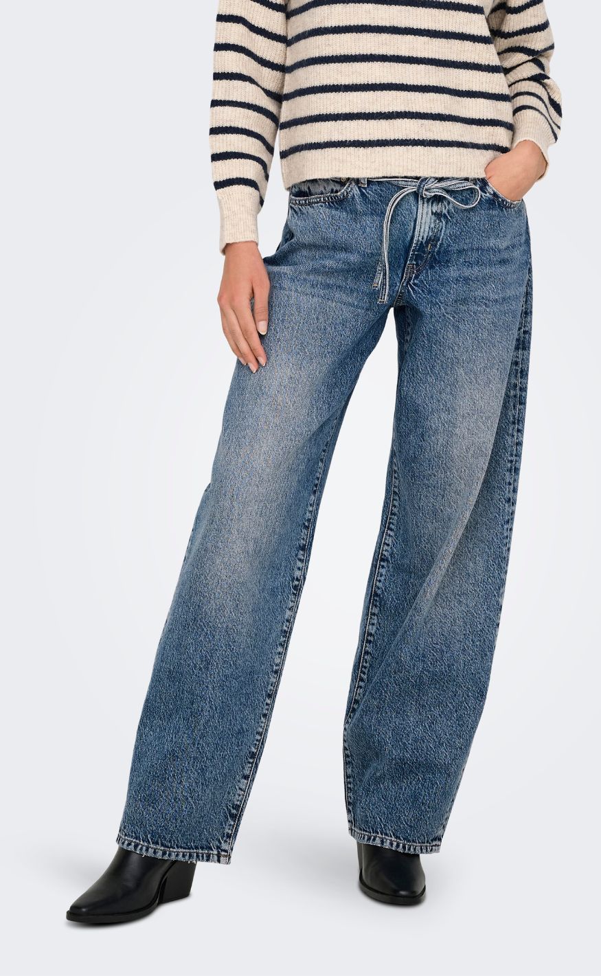 ONLY Bukser - Gianna - Medium Blue Denim Online