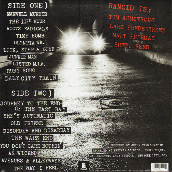Rancid – ...And Out Come The Wolves Udsalg