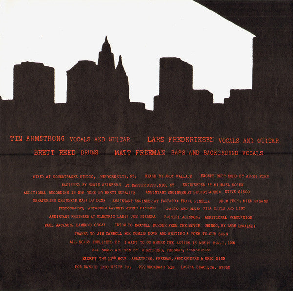 Rancid – ...And Out Come The Wolves Udsalg