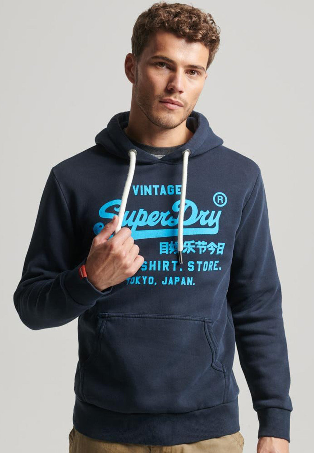 Superdry Neon Vintage Logo Hoodie