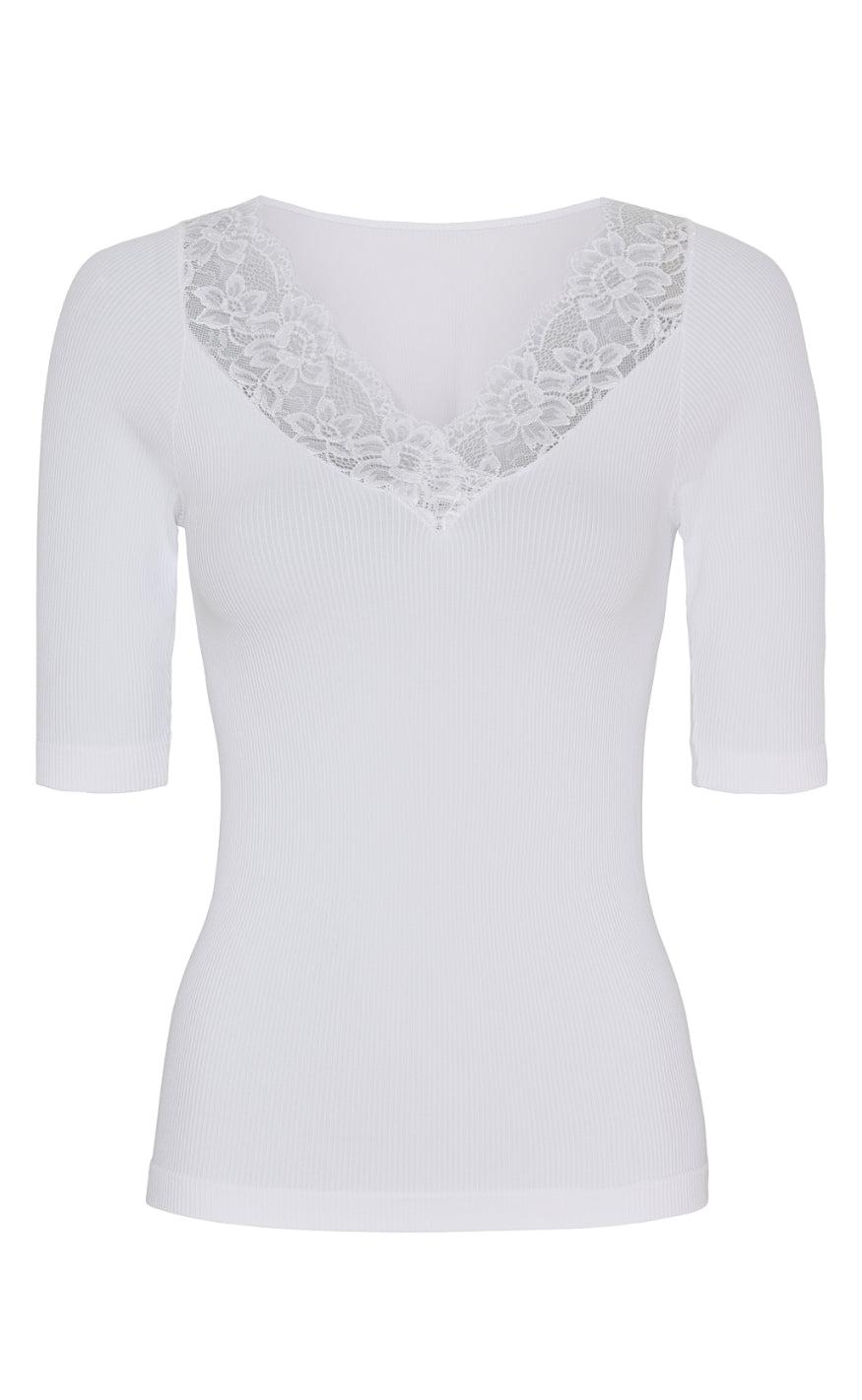Tim & Simonsen Top - Belen SS - Bianco