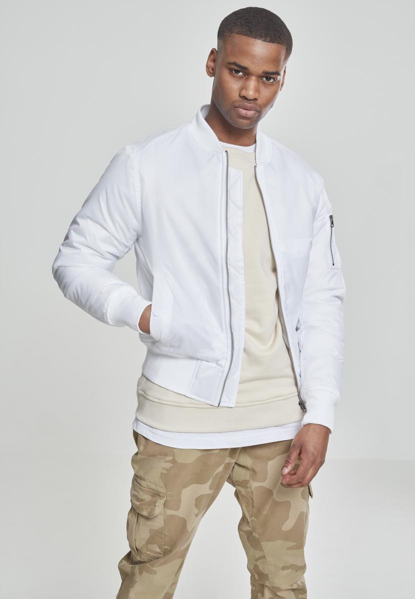 Urban Classics Basic Bomber Jacket Online salg