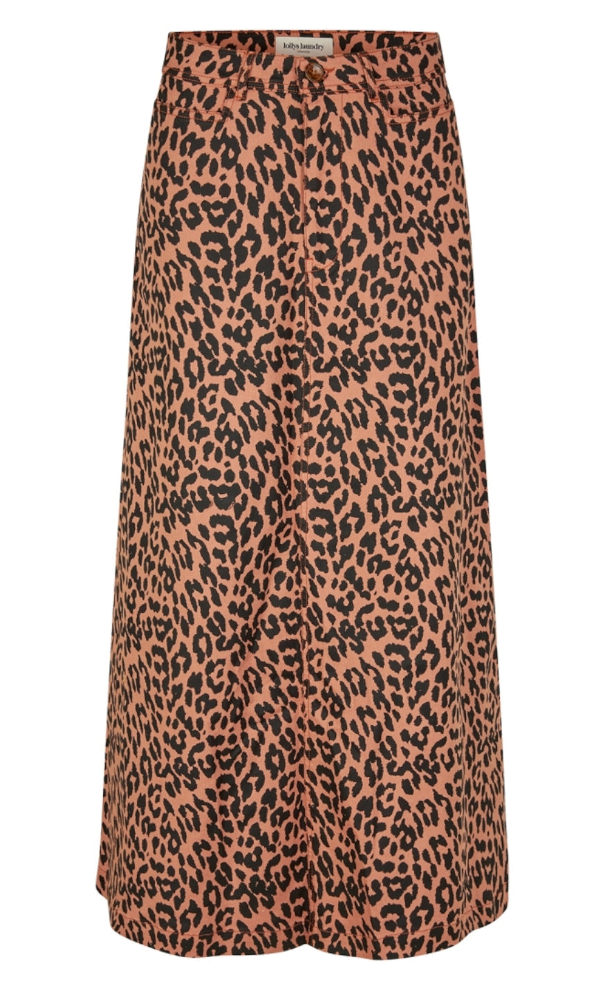 Lollys Laundry Nederdel - Luna - Leopard Print