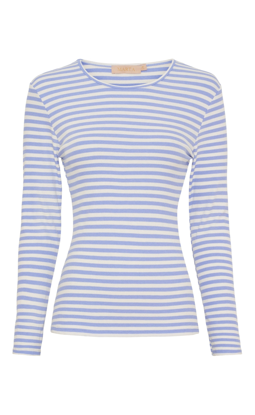 Marta Du Chateau Bluse - Josiane - Celeste/Greggio Online