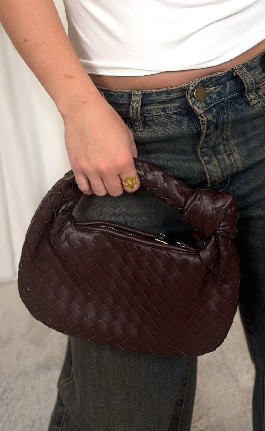 Say INA Copenhagen Taske - Ella Small - Dark Brown Rabat