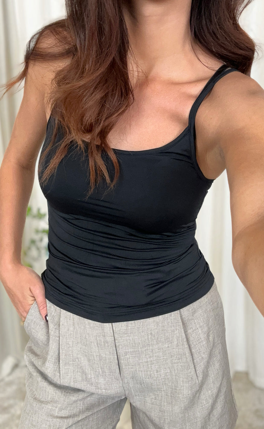 Say INA Copenhagen Top - Elena - Black