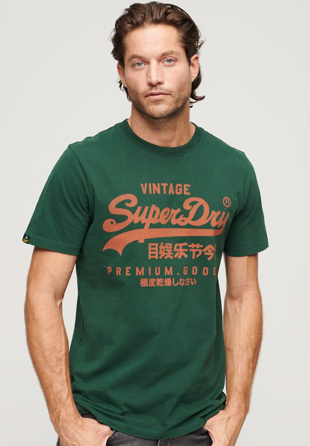 SuperDry Vintage Logo Premium Goods Graphic T-Shirt