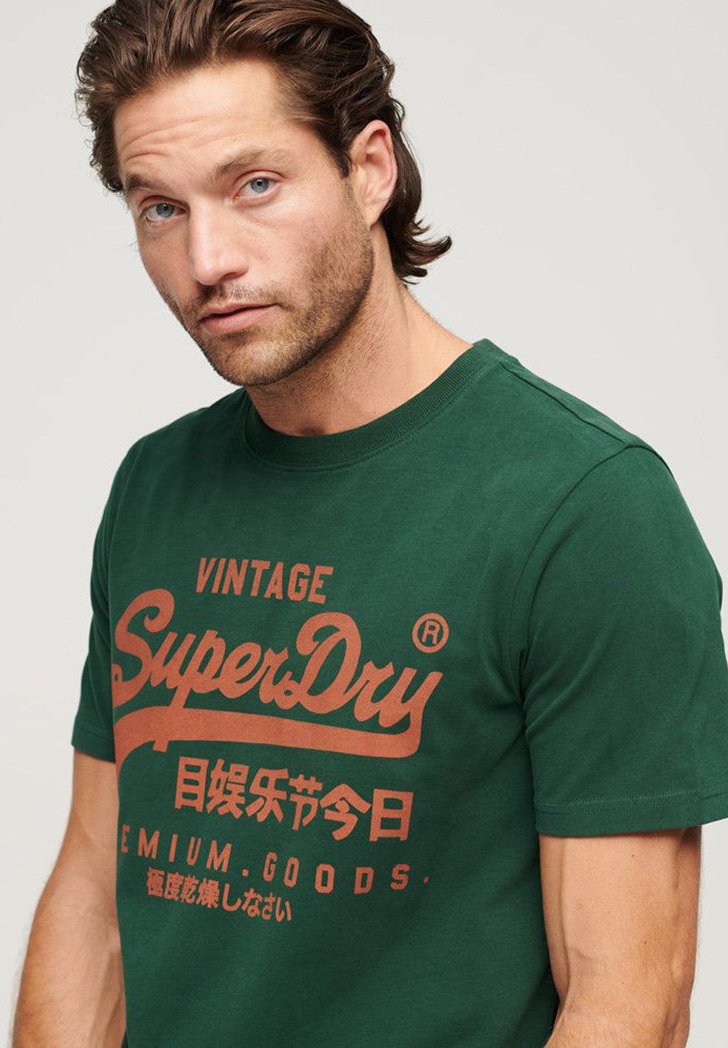 SuperDry Vintage Logo Premium Goods Graphic T-Shirt