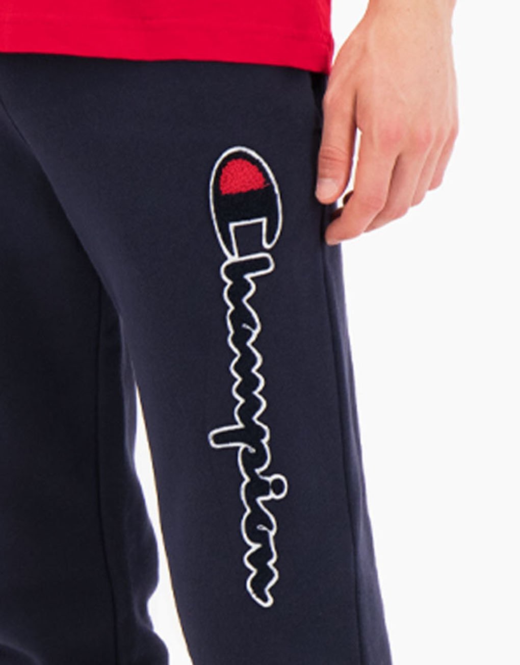 Champion Script Logo Cotton Terry Joggers