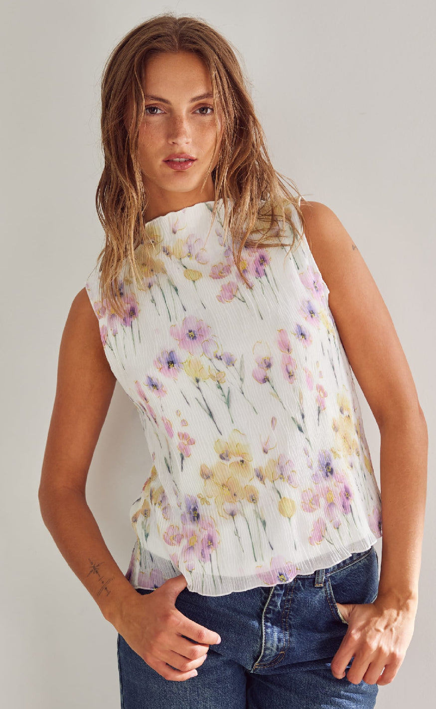 Noella Top - Lola - Tondah Print Udsalg