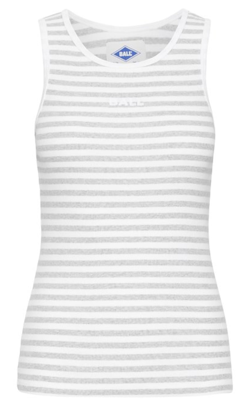BALL Original Top - Altobelli - Blanc de Blanc w. Grey Melange