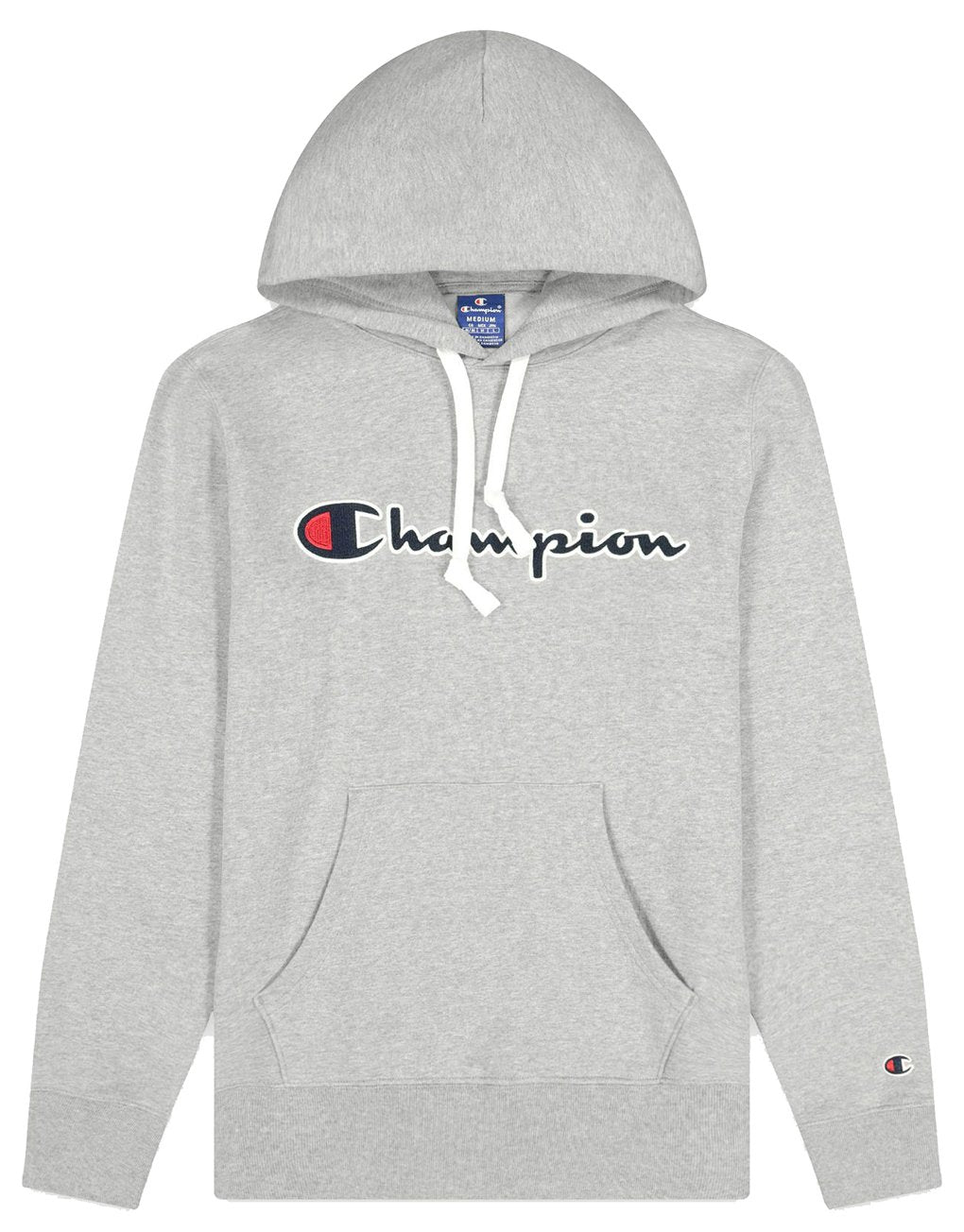 Champion Satin Stitch Script Logo Fleece Hoodie