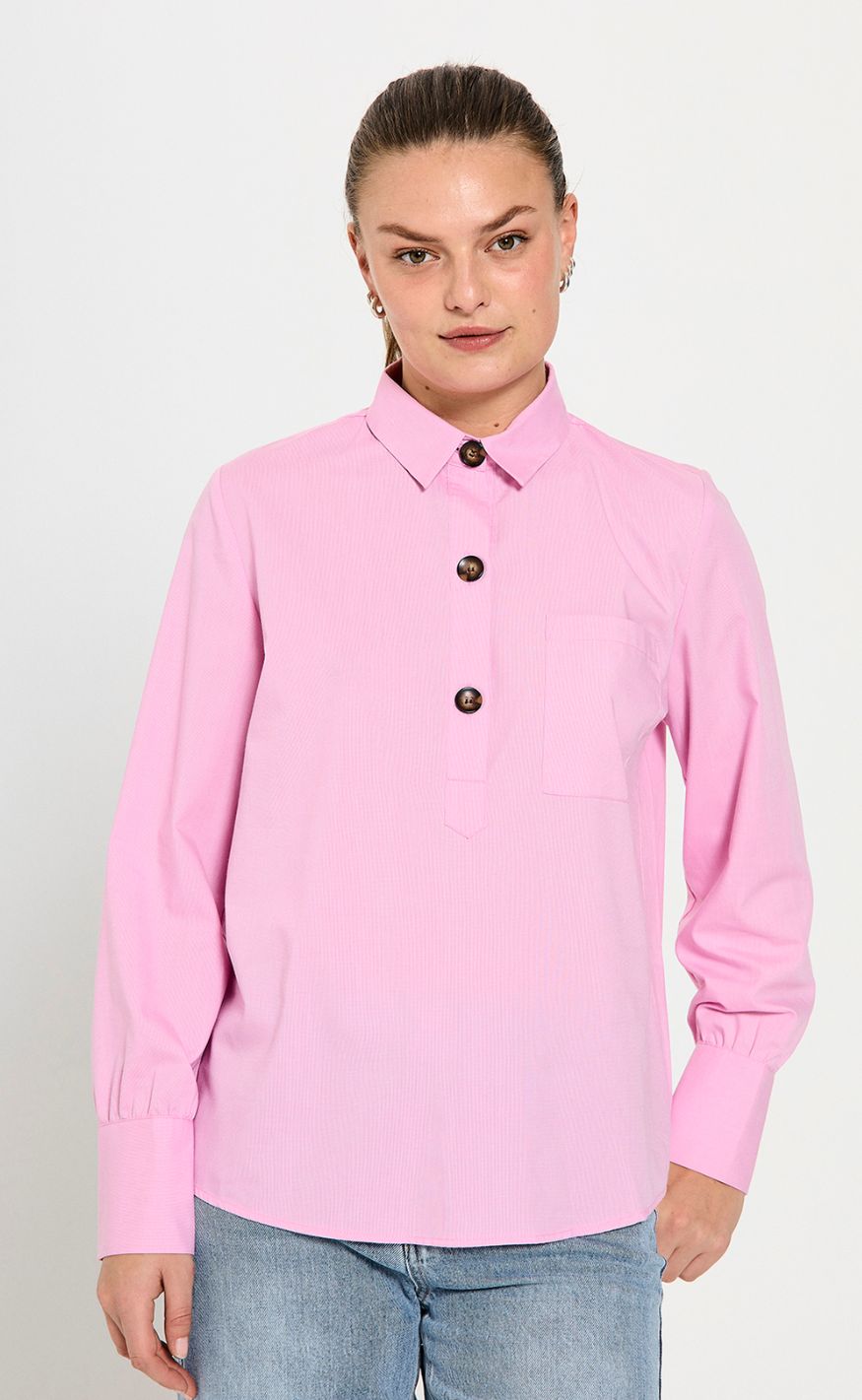 Freequent Skjorte - Flynn - Lilac Sachet Udsalg