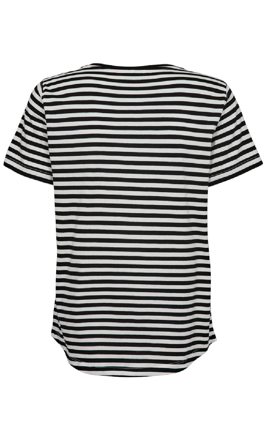 Freequent T-shirt - Mian - Black w. Star Off-white