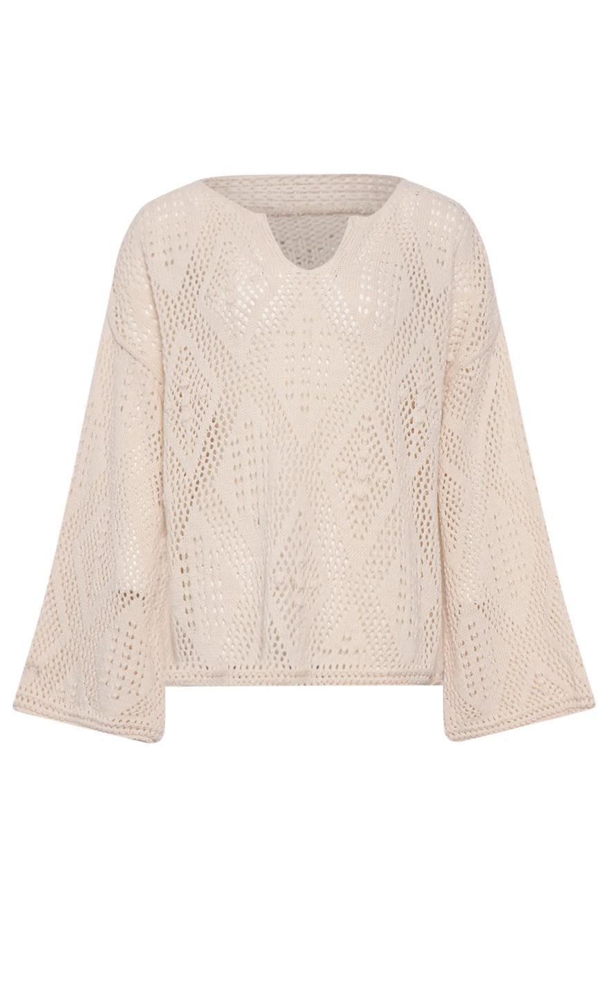 Noella Sweater - Seattle - Offwhite