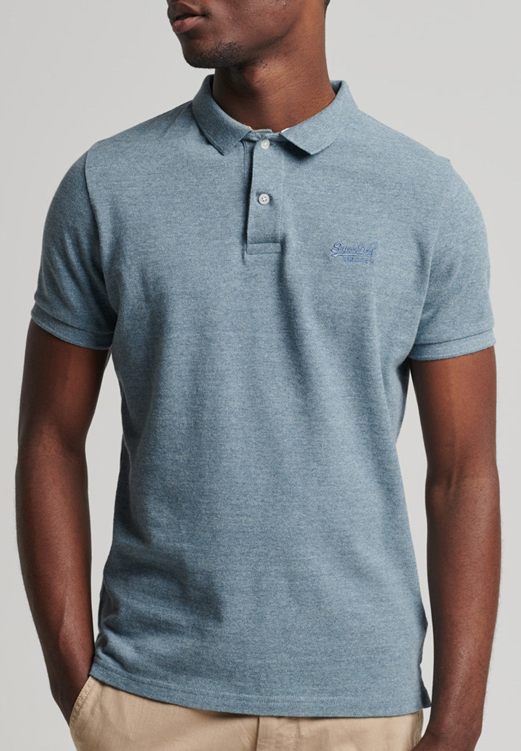 Superdry Organic Cotton Classic Pique Polo Shirt Levere