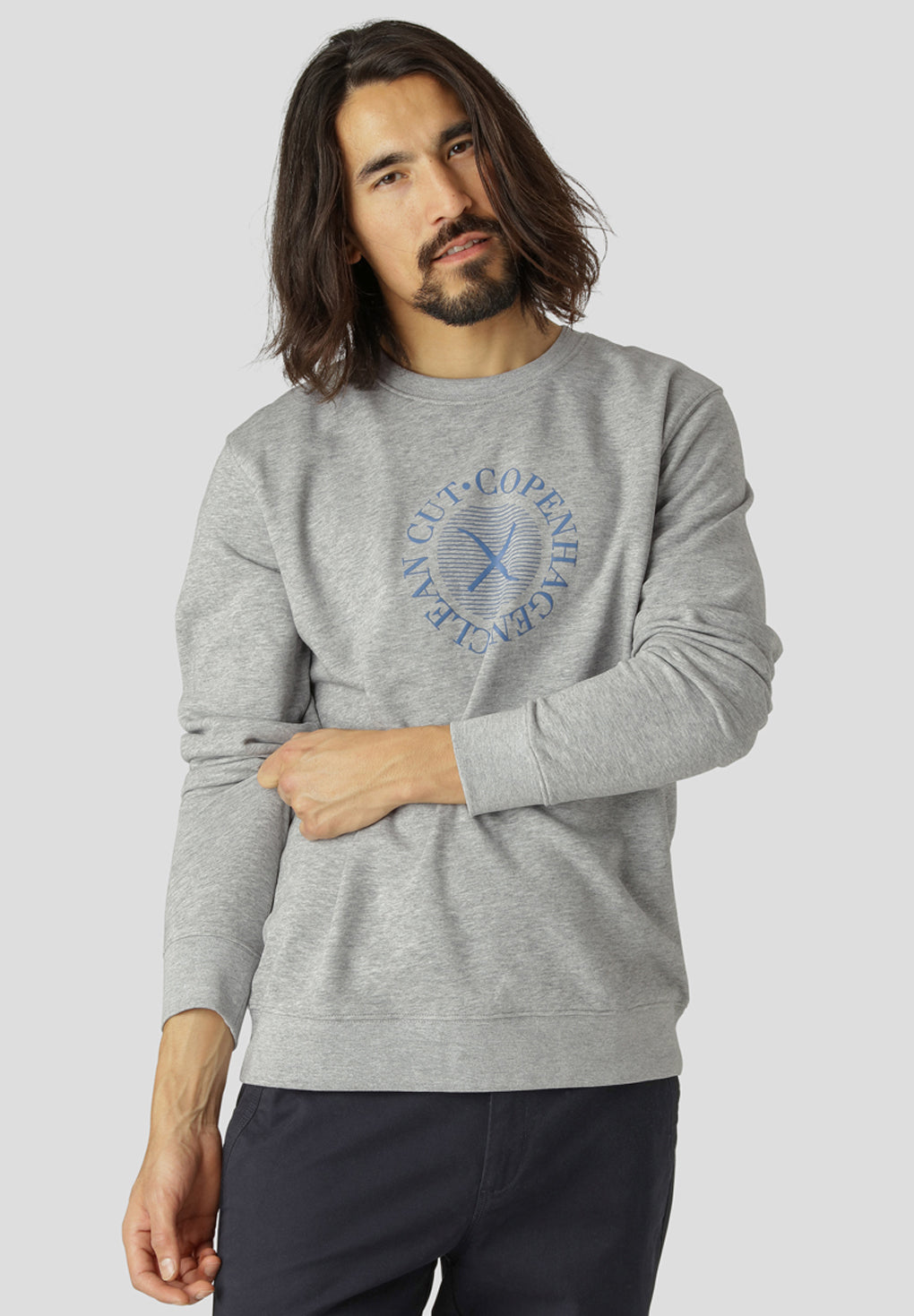 Clean Cut Damon Crewneck